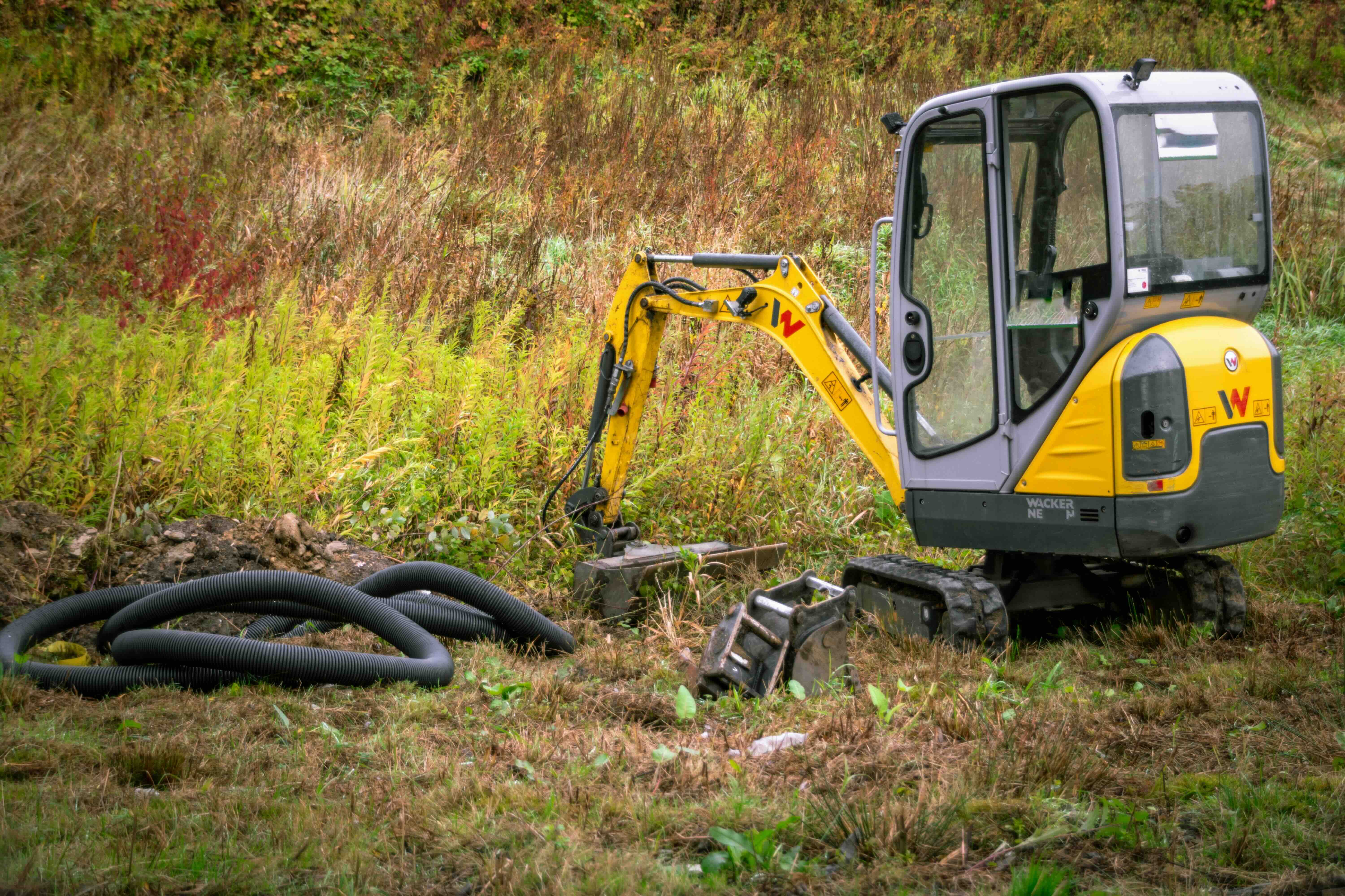Commercial excavating — Island Green Services Campbell River