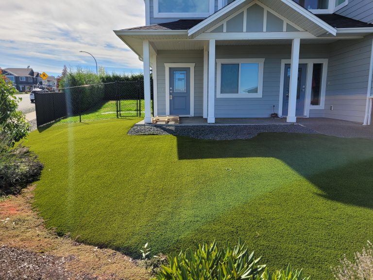 Artificial turf installation Campbell River