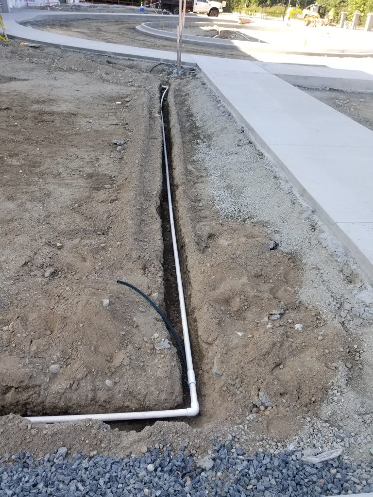 Underground irrigation installation — Island Green Services